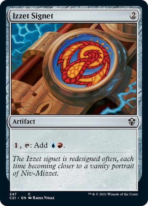 Izzet Signet [Commander 2021] | Game Grid - Logan