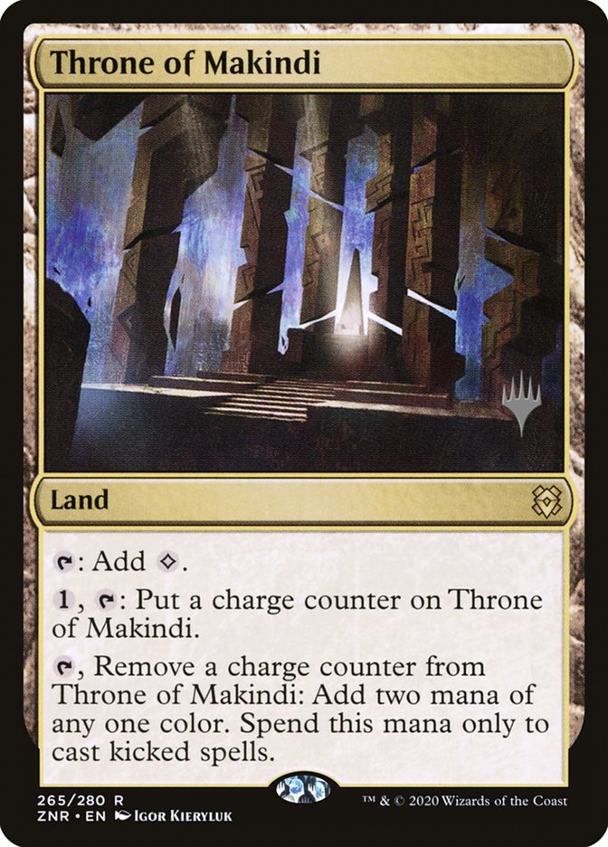 Throne of Makindi (Promo Pack) [Zendikar Rising Promos] | Game Grid - Logan