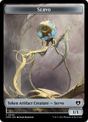 Soldier // Servo Double-Sided Token [Commander Masters Tokens] | Game Grid - Logan