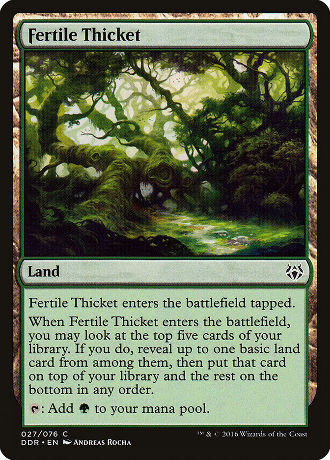 Fertile Thicket [Duel Decks: Nissa vs. Ob Nixilis] | Game Grid - Logan