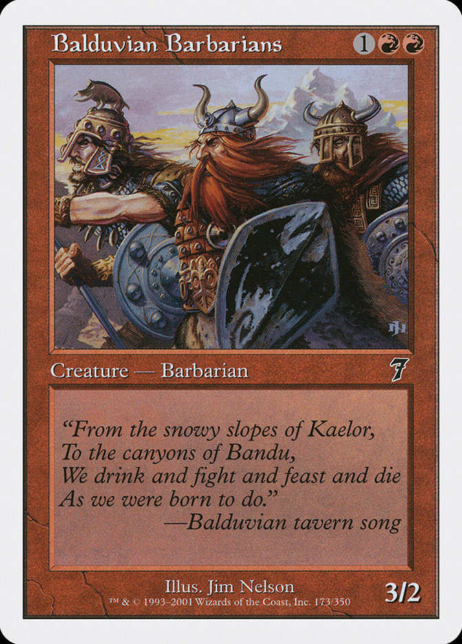 Balduvian Barbarians [Seventh Edition] | Game Grid - Logan