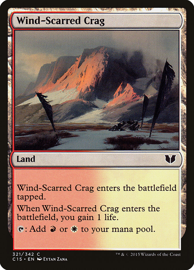 Wind-Scarred Crag [Commander 2015] | Game Grid - Logan