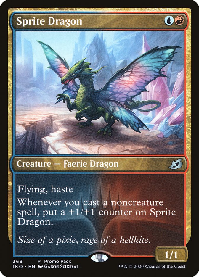 Sprite Dragon (Promo Pack) [Ikoria: Lair of Behemoths Promos] | Game Grid - Logan