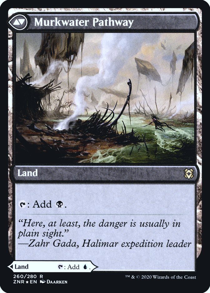 Clearwater Pathway // Murkwater Pathway [Zendikar Rising Prerelease Promos] | Game Grid - Logan