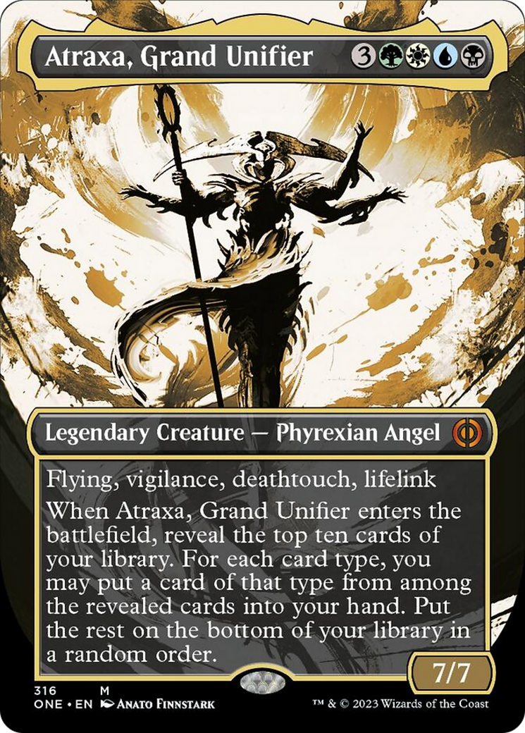 Atraxa, Grand Unifier (Borderless Ichor) [Phyrexia: All Will Be One] | Game Grid - Logan