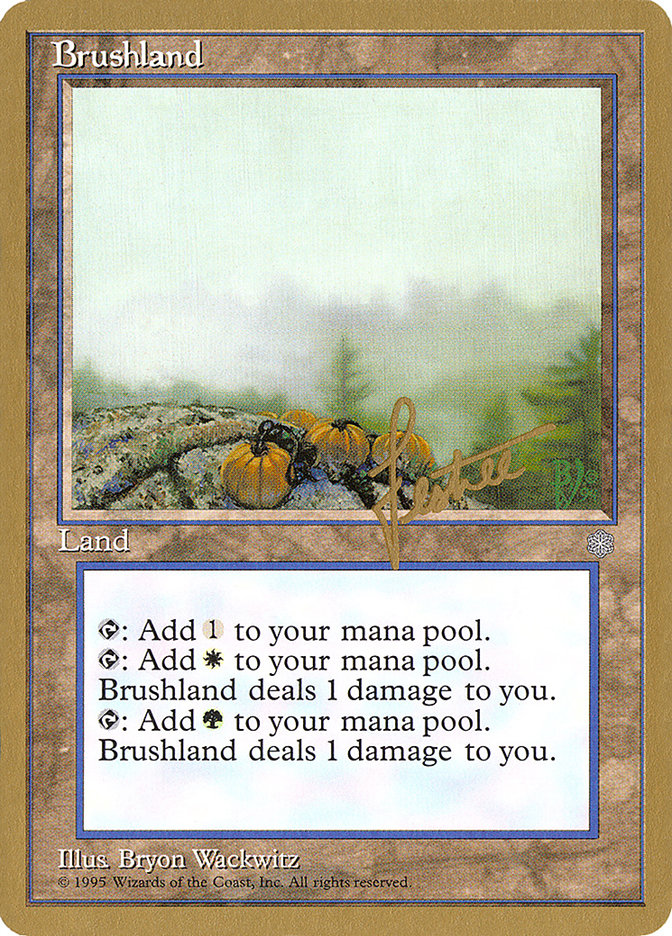 Brushland (Bertrand Lestree) [Pro Tour Collector Set] | Game Grid - Logan