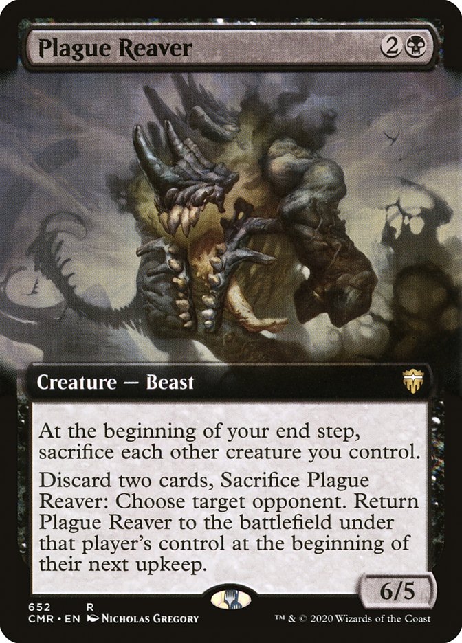 Plague Reaver (Extended Art) [Commander Legends] | Game Grid - Logan