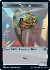 Cat Bird // Thopter Double-Sided Token [Starter Commander Decks] | Game Grid - Logan