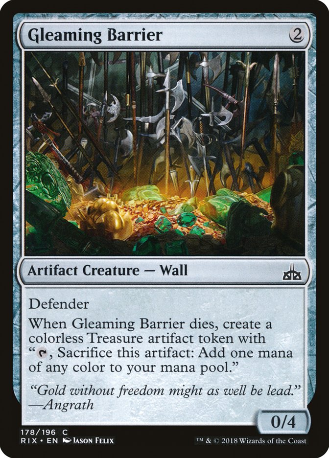 Gleaming Barrier [Rivals of Ixalan] | Game Grid - Logan