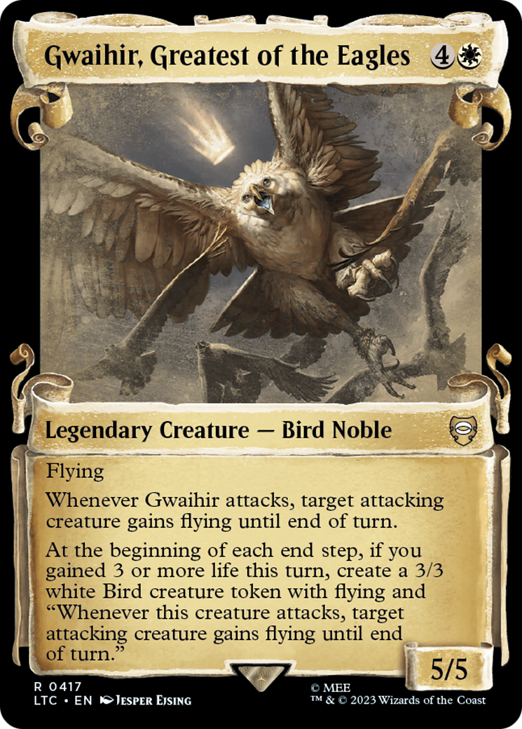 Gwaihir, Greatest of the Eagles [The Lord of the Rings: Tales of Middle-Earth Commander Showcase Scrolls] | Game Grid - Logan