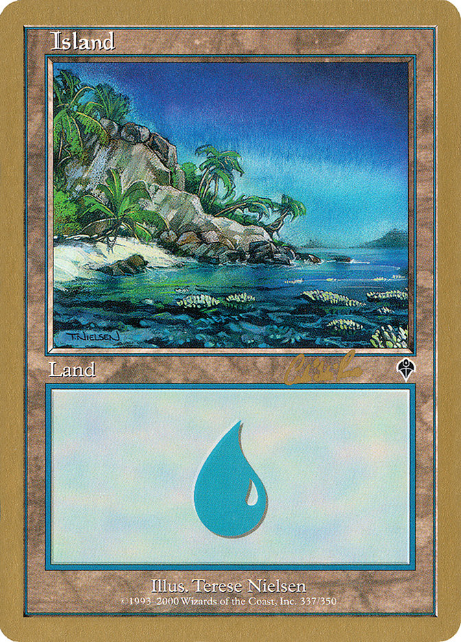 Island (cr337) (Carlos Romao) [World Championship Decks 2002] | Game Grid - Logan