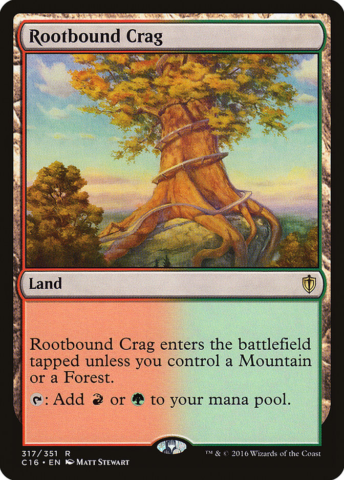 Rootbound Crag [Commander 2016] | Game Grid - Logan