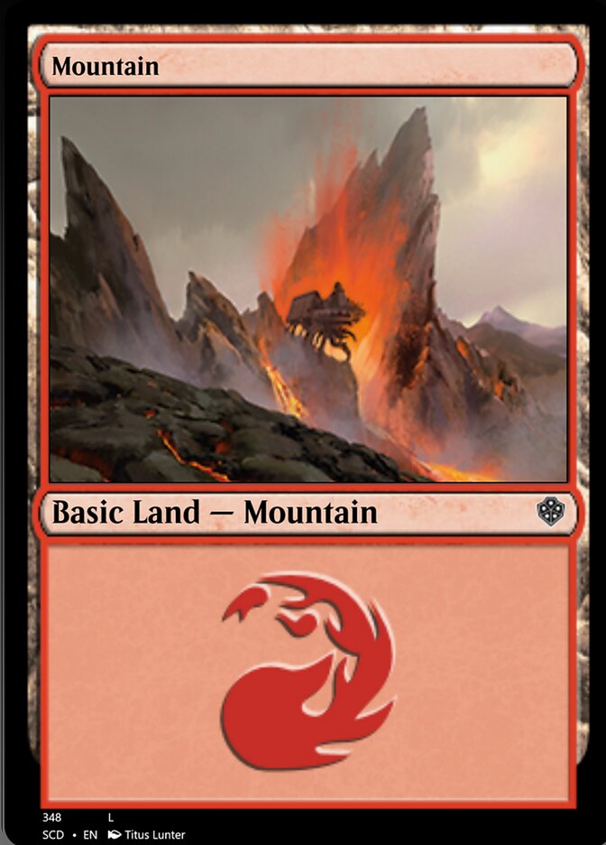 Mountain (348) [Starter Commander Decks] | Game Grid - Logan