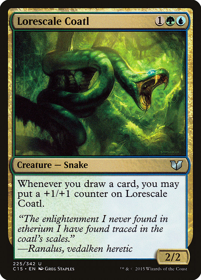 Lorescale Coatl [Commander 2015] | Game Grid - Logan