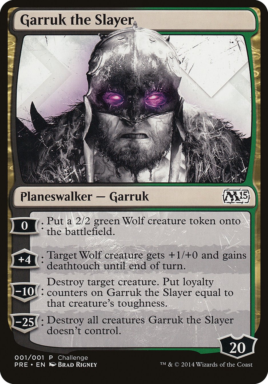 Garruk the Slayer (Prerelease Challenge) [Magic 2015 Prerelease Promos] | Game Grid - Logan