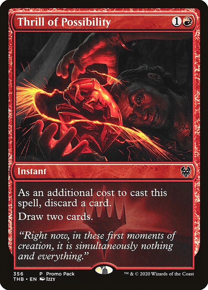 Thrill of Possibility (Promo Pack) [Theros Beyond Death Promos] | Game Grid - Logan