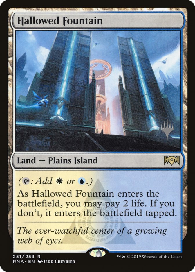 Hallowed Fountain (Promo Pack) [Ravnica Allegiance Promos] | Game Grid - Logan