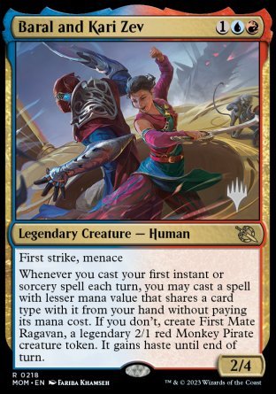Baral and Kari Zev (Promo Pack) [March of the Machine Promos] | Game Grid - Logan