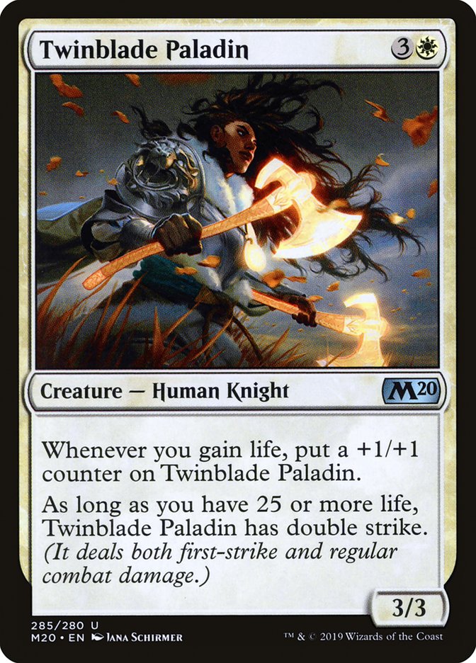 Twinblade Paladin [Core Set 2020] | Game Grid - Logan