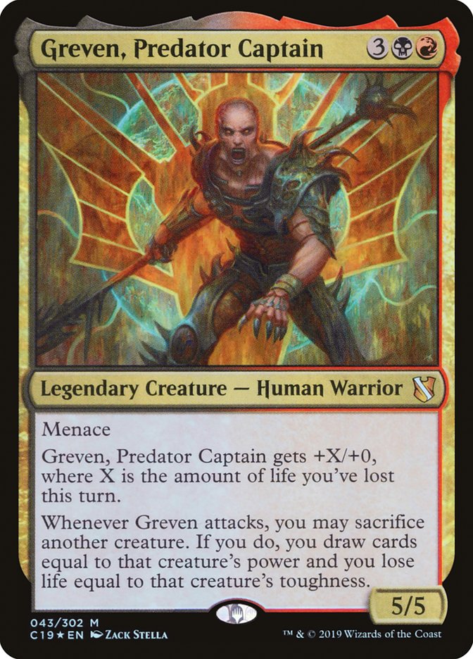 Greven, Predator Captain [Commander 2019] | Game Grid - Logan