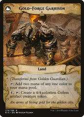Golden Guardian // Gold-Forge Garrison [Rivals of Ixalan] | Game Grid - Logan