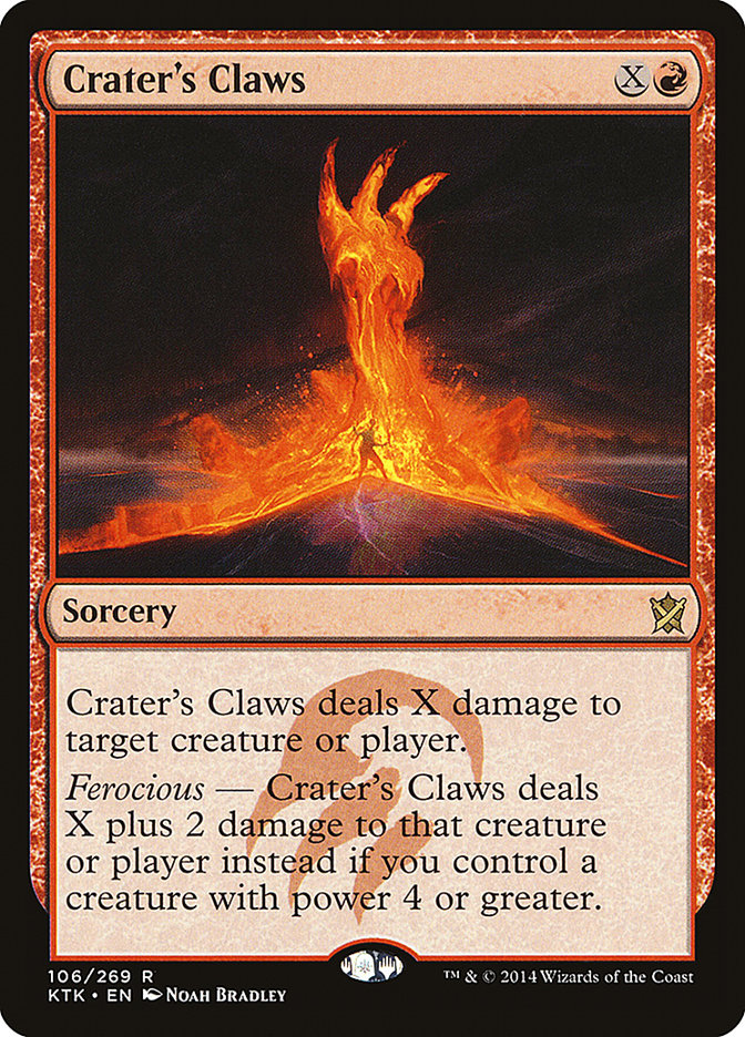 Crater's Claws [Khans of Tarkir] | Game Grid - Logan