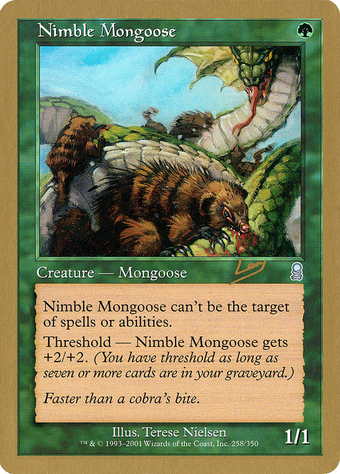 Nimble Mongoose (Raphael Levy) [World Championship Decks 2002] | Game Grid - Logan