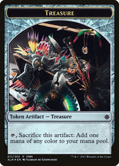 Dinosaur // Treasure Double-Sided Token [Friday Night Magic 2017] | Game Grid - Logan