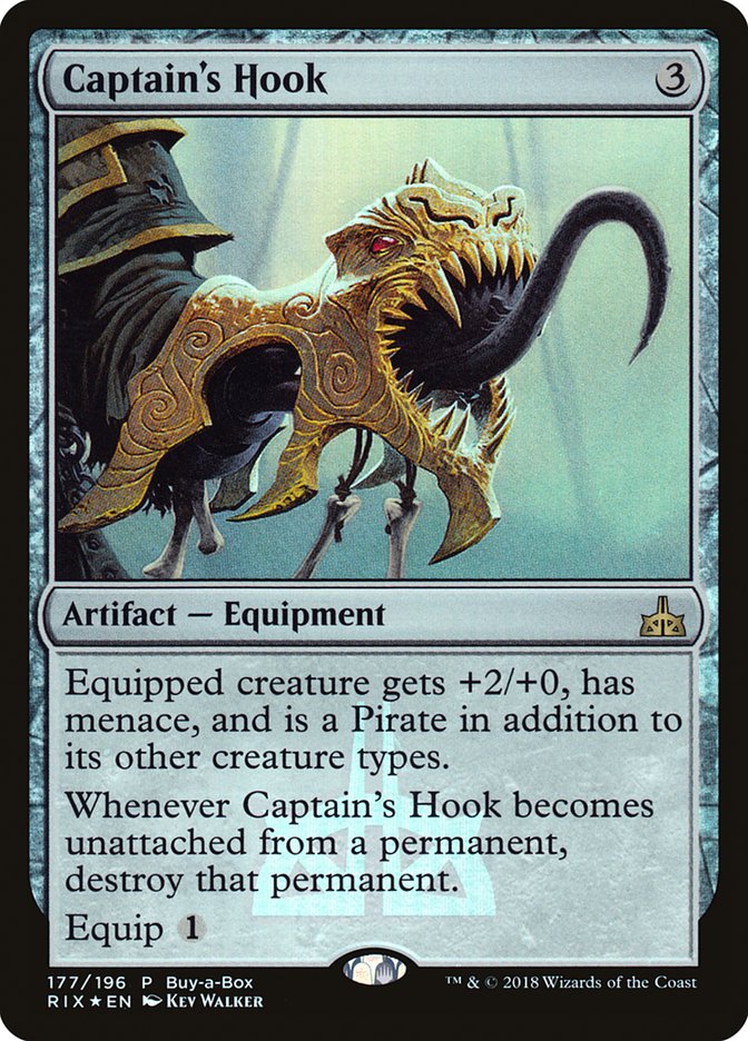 Captain's Hook (Buy-A-Box) [Rivals of Ixalan Promos] | Game Grid - Logan