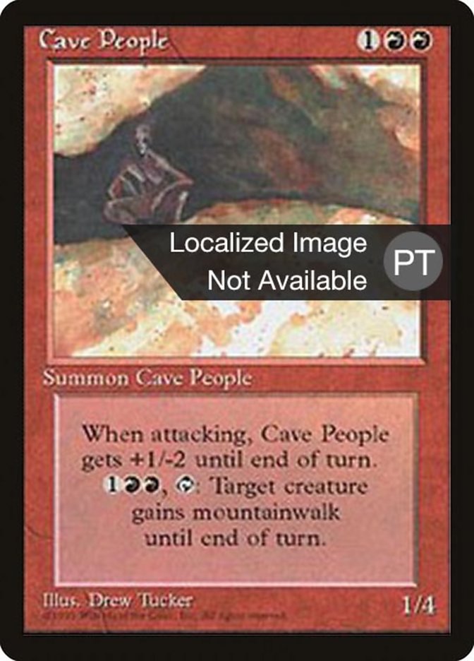 Cave People [Fourth Edition (Foreign Black Border)] | Game Grid - Logan