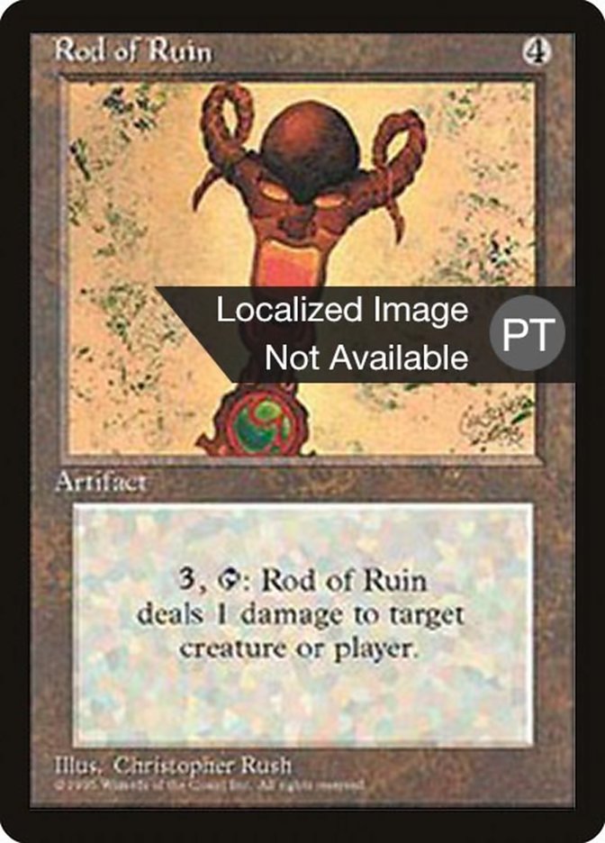 Rod of Ruin [Fourth Edition (Foreign Black Border)] | Game Grid - Logan