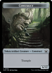 Phyrexian Golem // Construct Double-Sided Token [March of the Machine Commander Tokens] | Game Grid - Logan