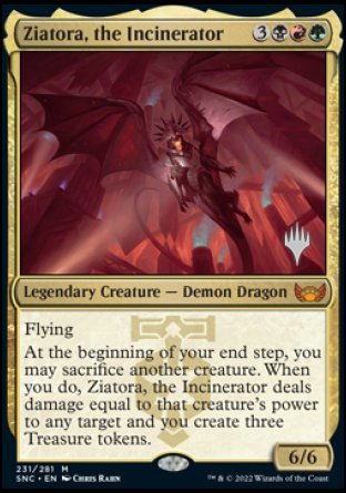 Ziatora, the Incinerator (Promo Pack) [Streets of New Capenna Promos] | Game Grid - Logan