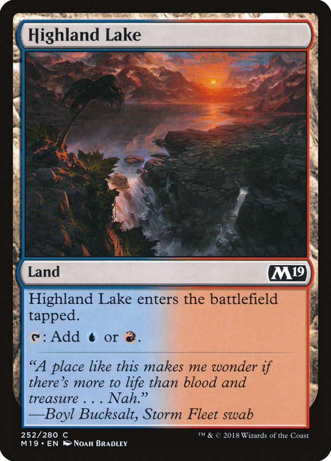 Highland Lake [Core Set 2019] | Game Grid - Logan