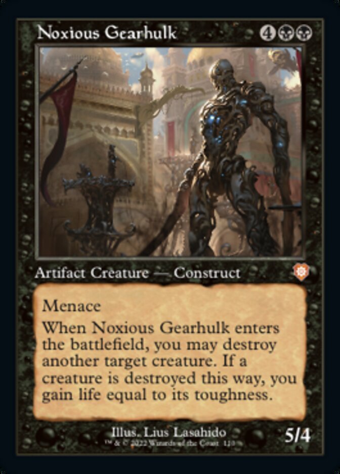 Noxious Gearhulk (Retro) [The Brothers' War Commander] | Game Grid - Logan