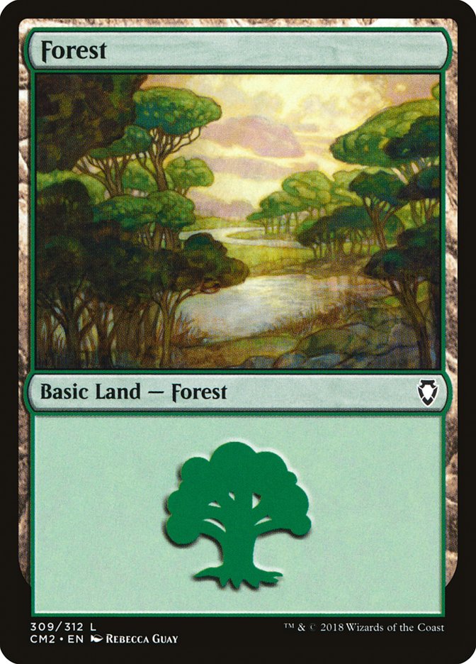 Forest (309) [Commander Anthology Volume II] | Game Grid - Logan