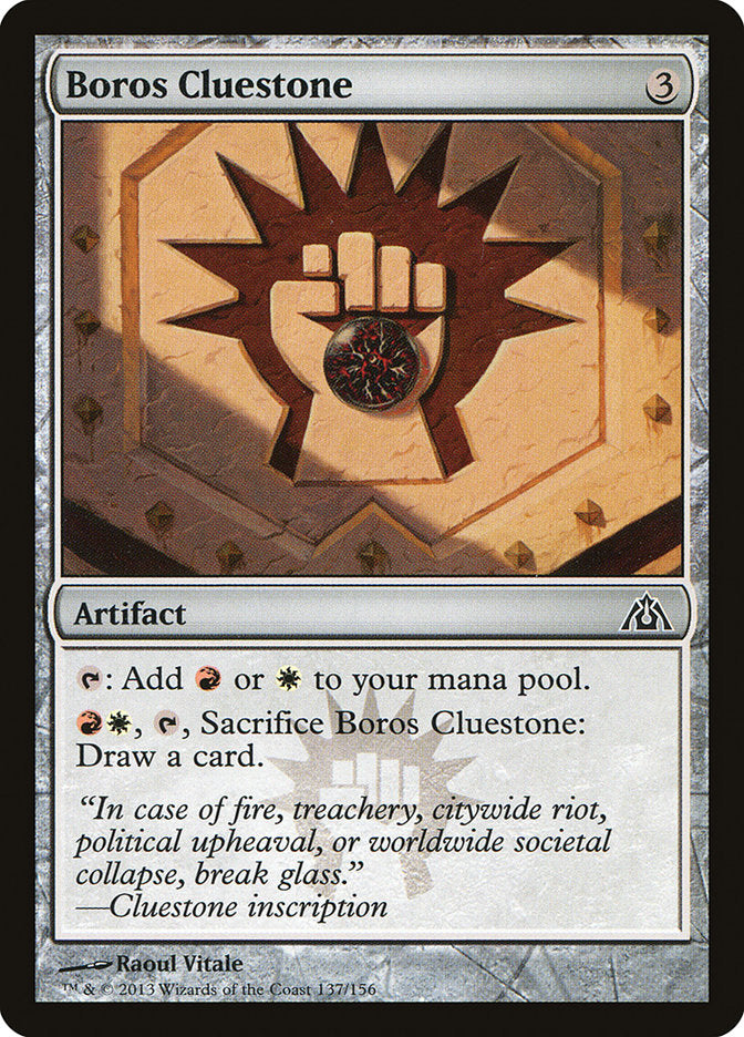 Boros Cluestone [Dragon's Maze] | Game Grid - Logan