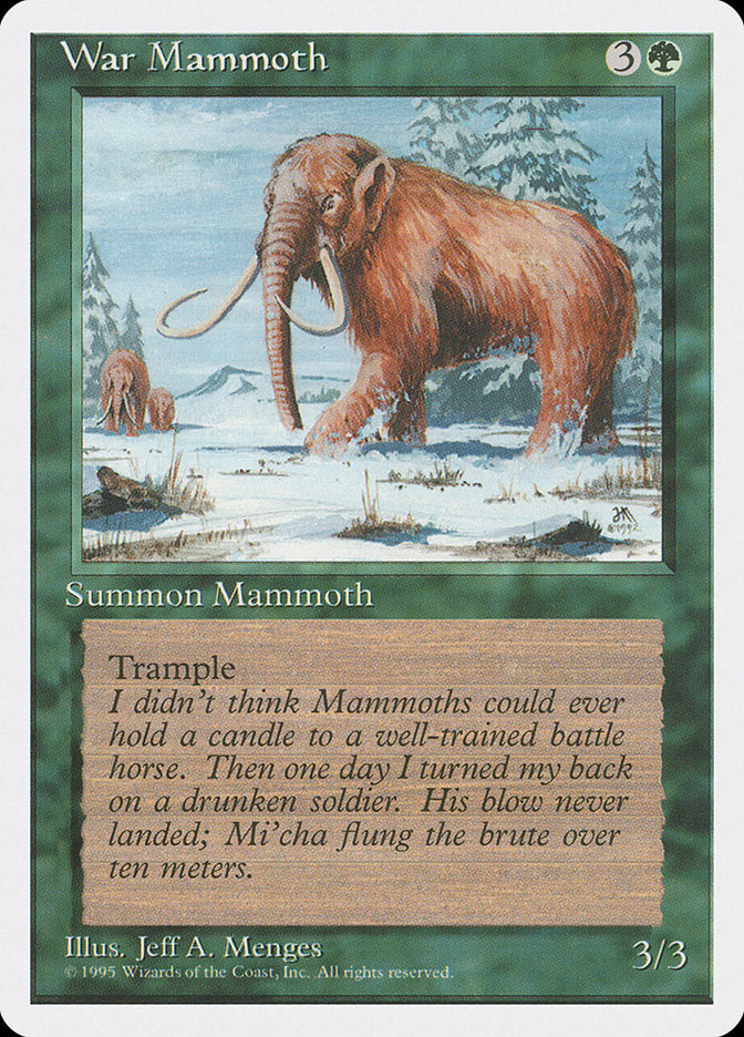 War Mammoth [Fourth Edition] | Game Grid - Logan