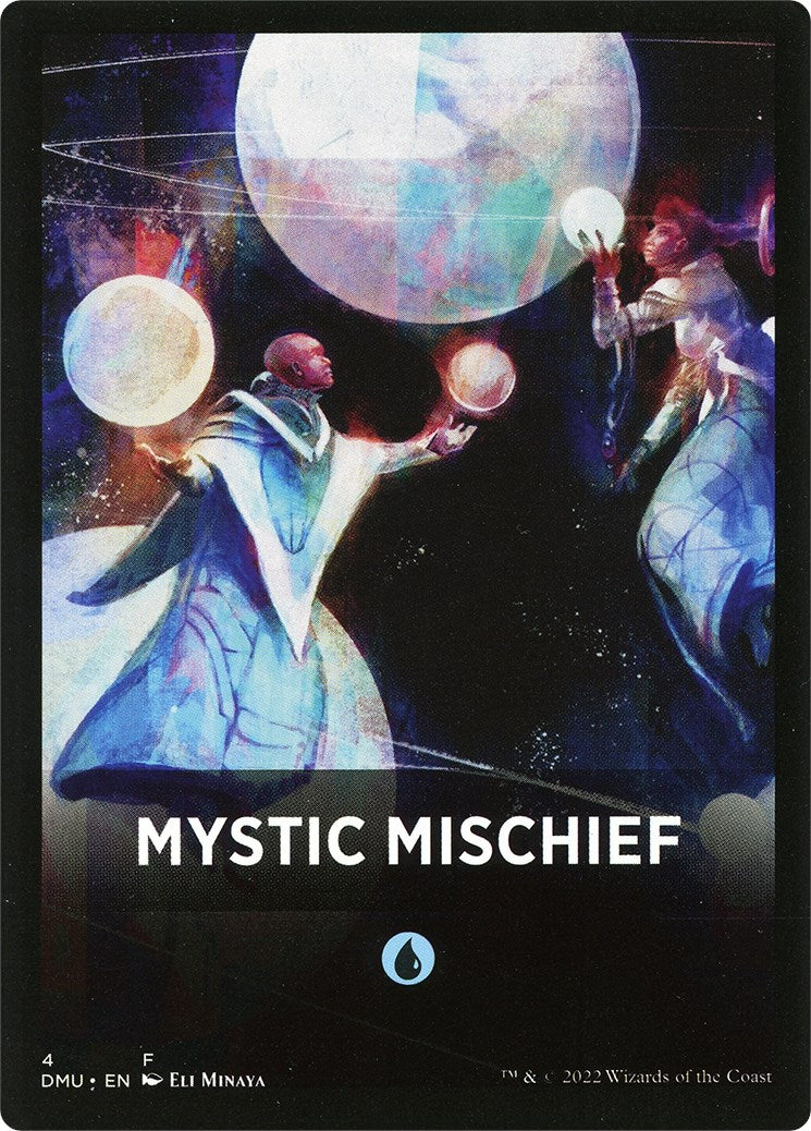 Mystic Mischief Theme Card [Dominaria United Tokens] | Game Grid - Logan