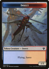 Drake // Insect (018) Double-Sided Token [Commander 2020 Tokens] | Game Grid - Logan