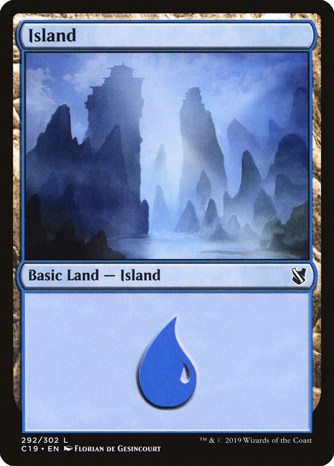 Island (292) [Commander 2019] | Game Grid - Logan