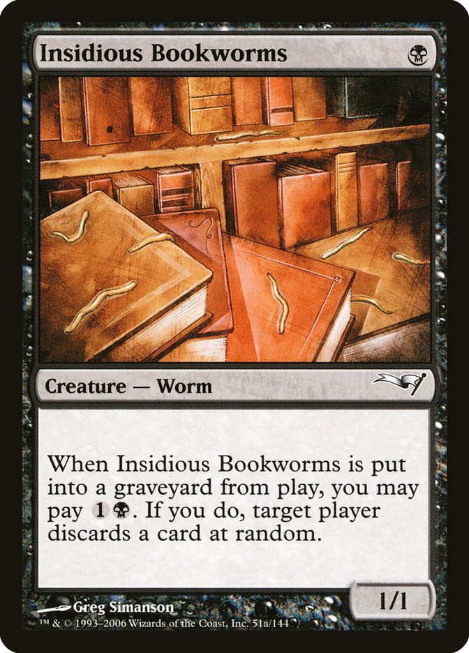 Insidious Bookworms [Coldsnap Theme Decks] | Game Grid - Logan