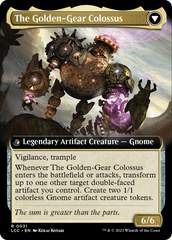 Tetzin, Gnome Champion // The Golden-Gear Colossus (Extended Art) [The Lost Caverns of Ixalan Commander] | Game Grid - Logan