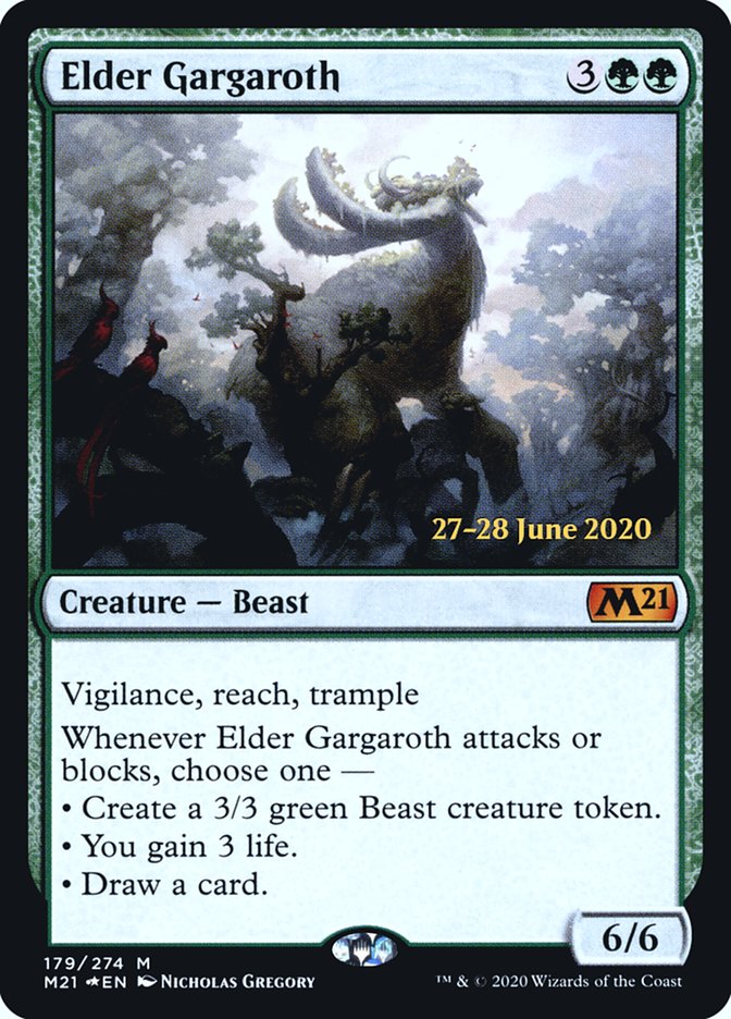 Elder Gargaroth [Core Set 2021 Prerelease Promos] | Game Grid - Logan