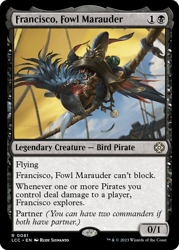 Francisco, Fowl Marauder [The Lost Caverns of Ixalan Commander] | Game Grid - Logan