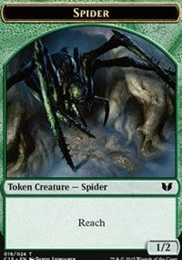 Spider // Wolf Double-Sided Token [Commander 2015 Tokens] | Game Grid - Logan