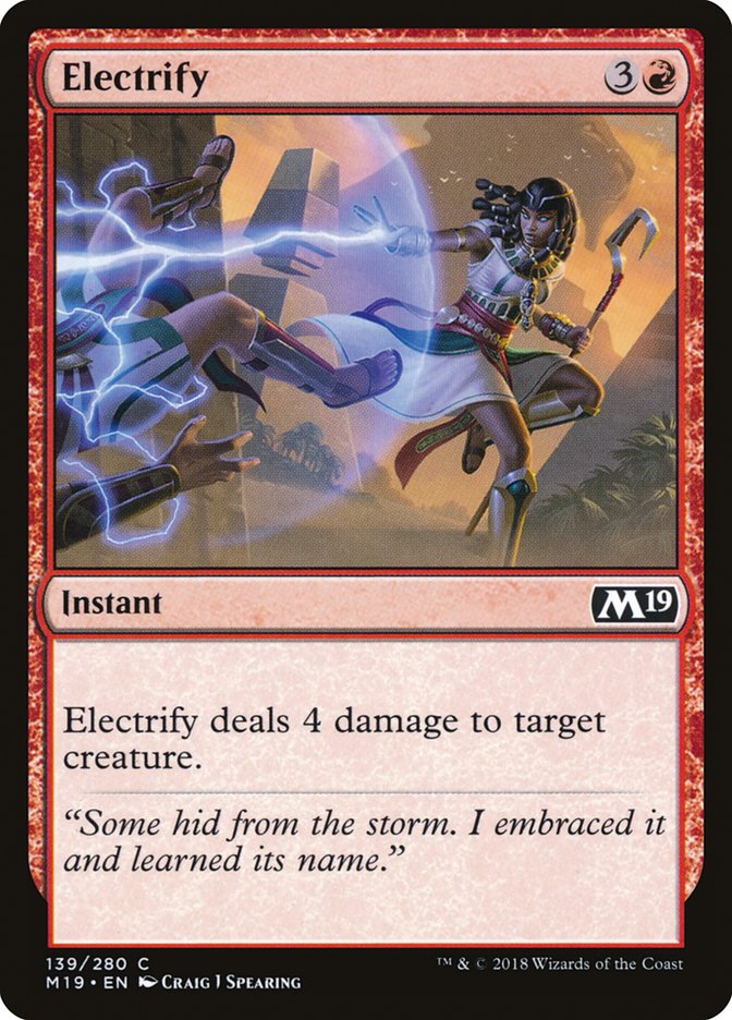 Electrify [Core Set 2019] | Game Grid - Logan