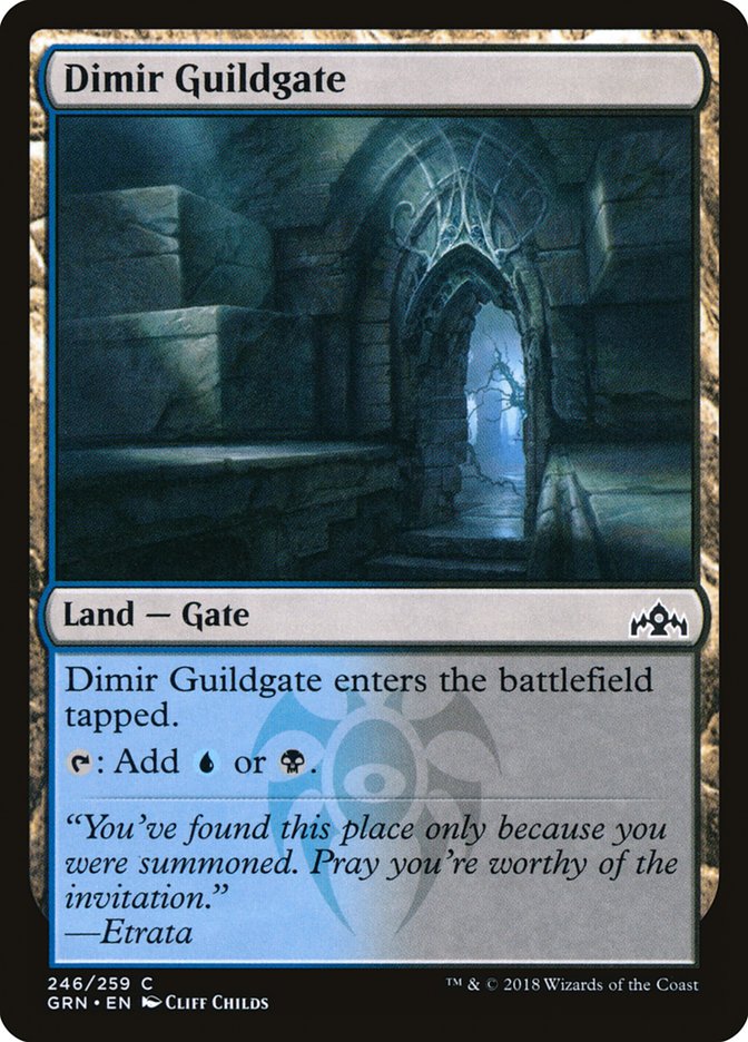 Dimir Guildgate (246/259) [Guilds of Ravnica] | Game Grid - Logan