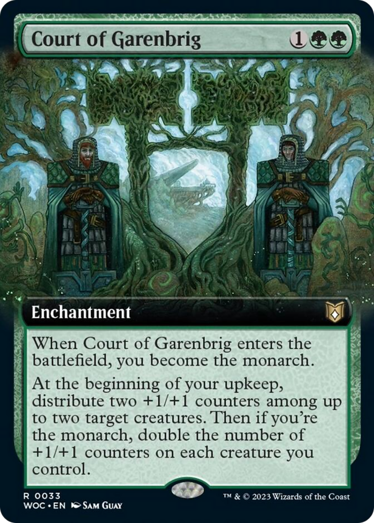 Court of Garenbrig (Extended Art) [Wilds of Eldraine Commander] | Game Grid - Logan