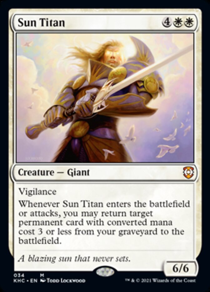 Sun Titan [Kaldheim Commander] | Game Grid - Logan